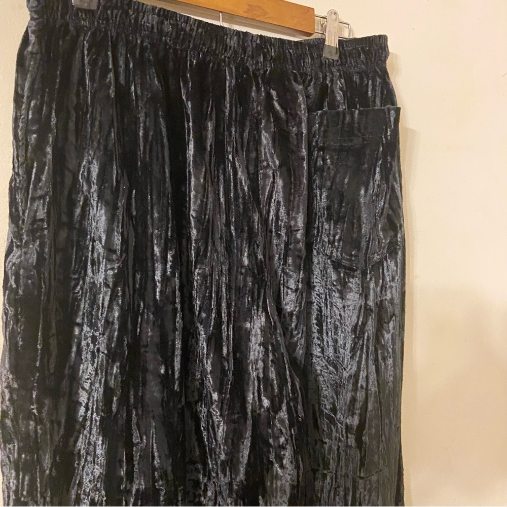 Karl Kani Jeans Logo Vintage Black Velvet Jogger Pants Size XXL. - Picture 5 of 9